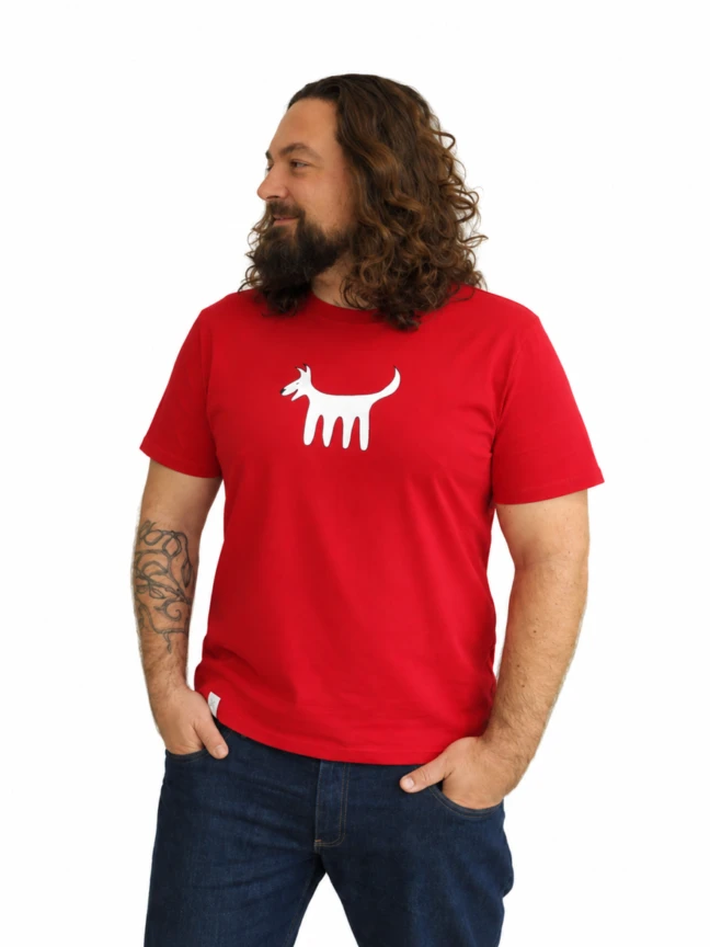 Camiseta Clásica Unisex, Roja