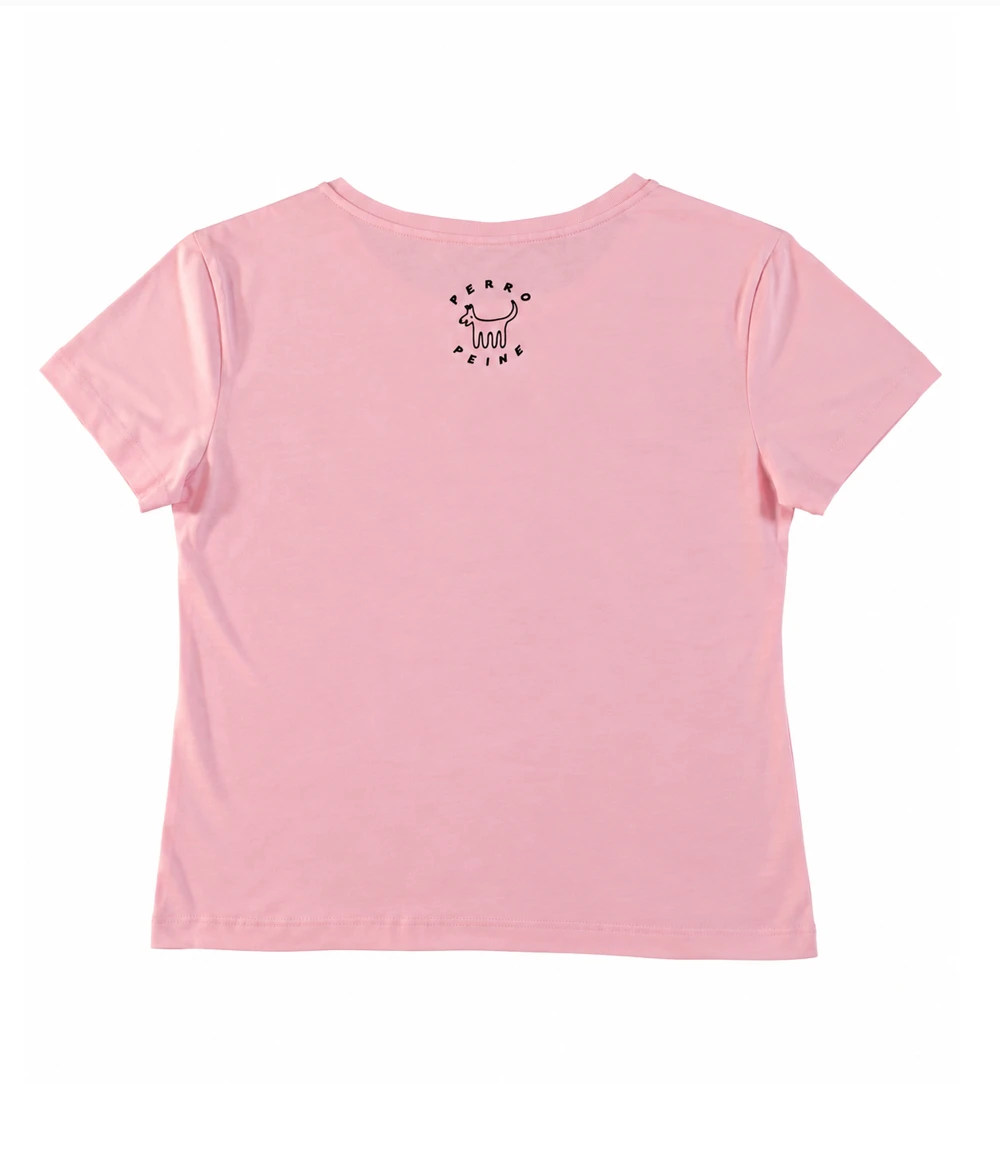 Camiseta Clásica Femenina, Cotton Pink - Imagen 4