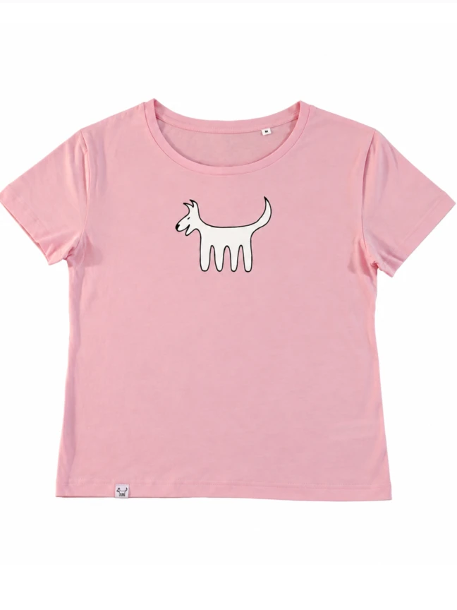 Camiseta Clásica Femenina, Cotton Pink