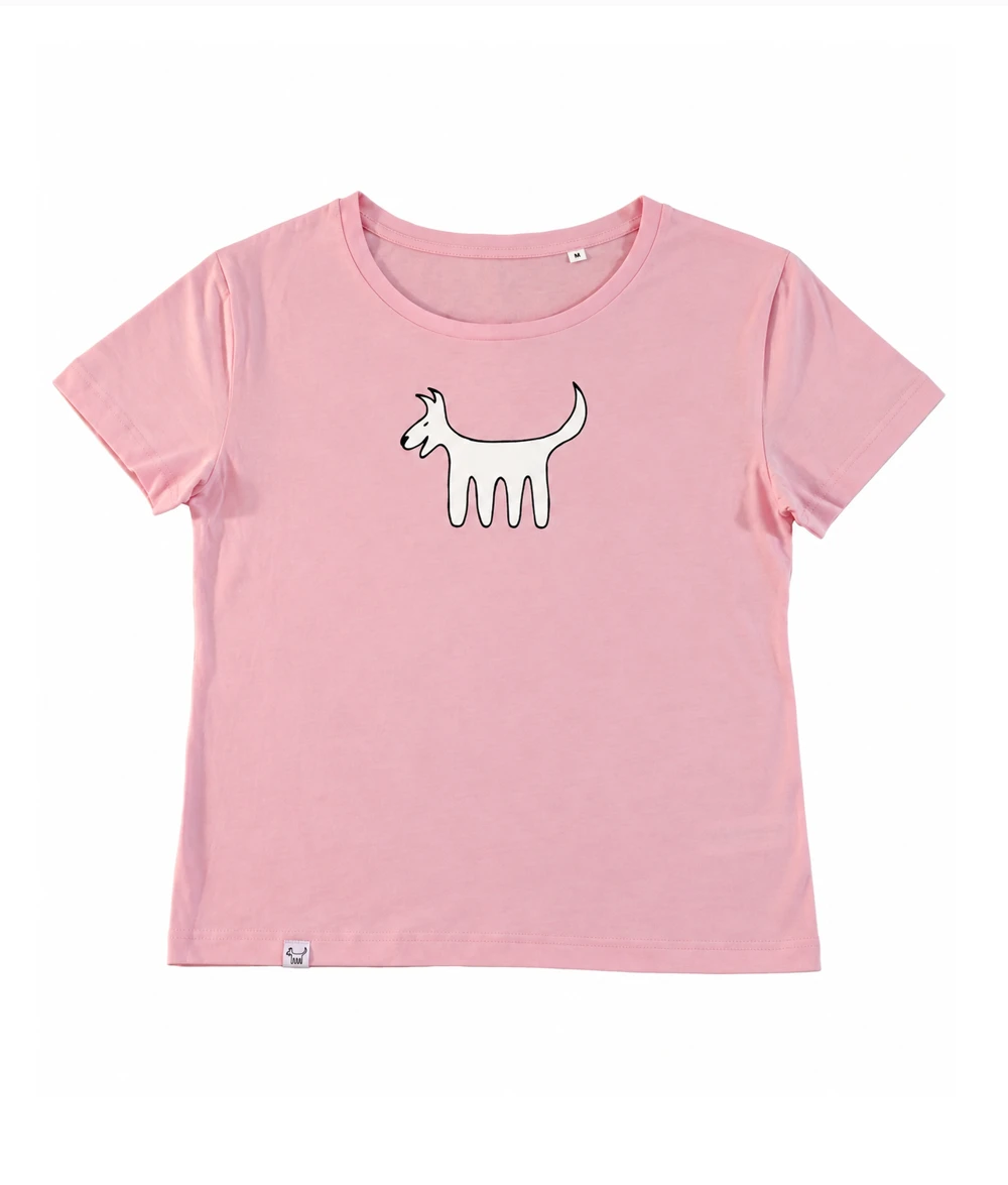 Camiseta Clásica Femenina, Cotton Pink - Imagen 2
