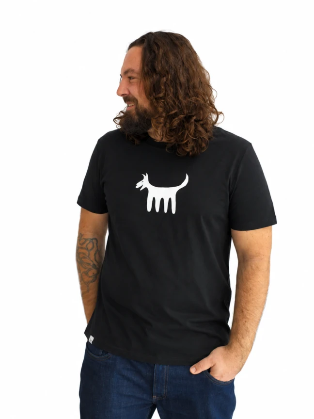Camiseta Clásica Unisex, Negro