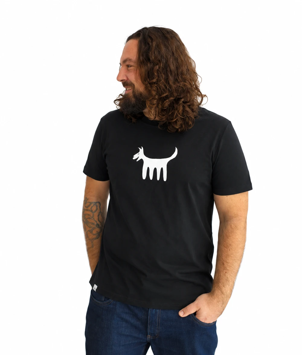 Camiseta Clásica Unisex, Negro