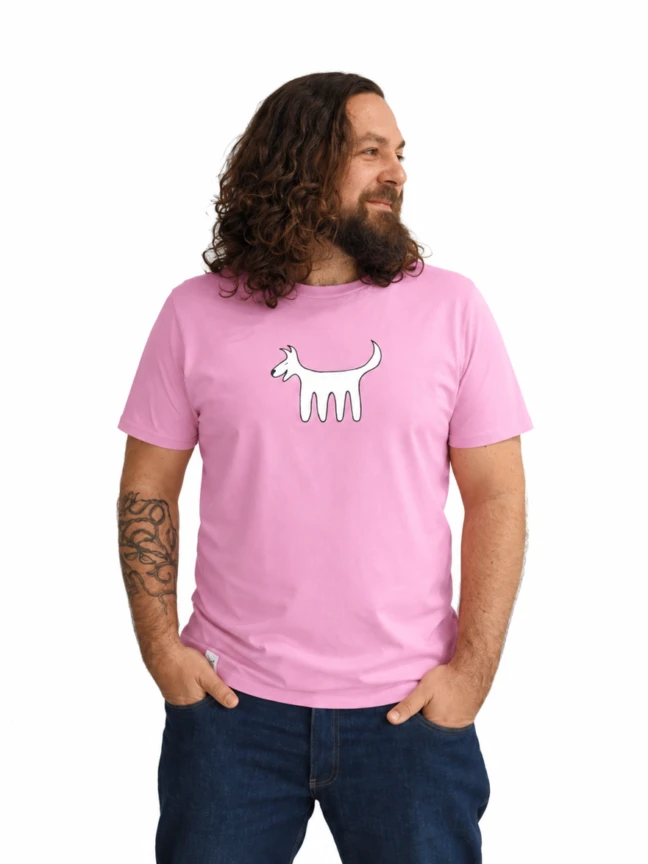 Camiseta Clásica Unisex, Bubble Pink