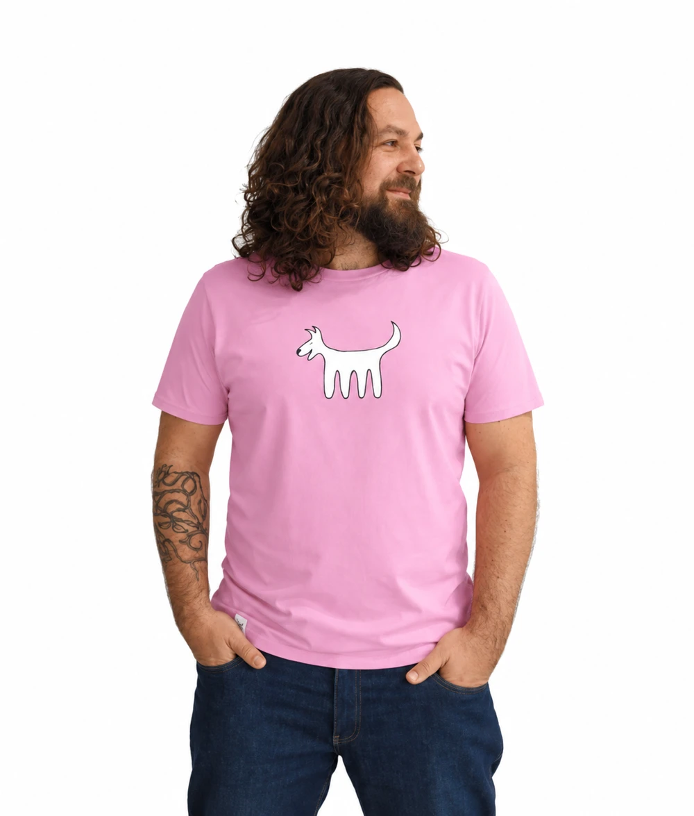 Camiseta Clásica Unisex, Bubble Pink