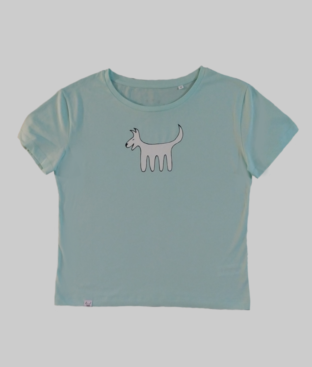 Camiseta Clásica Femenina, Caribian Blue - Imagen 2