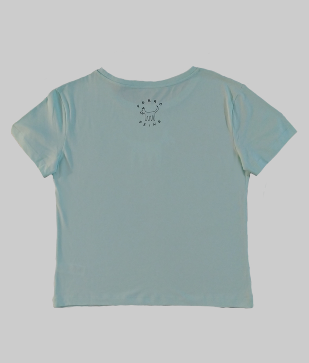 Camiseta Clásica Femenina, Caribian Blue - Imagen 4