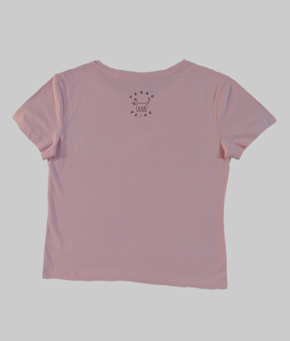 Camiseta Clásica Femenina, Cotton Pink - Imagen 4