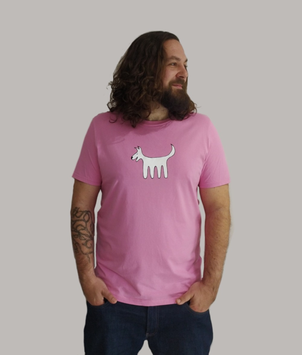 Camiseta Clásica Unisex, Bubble Pink