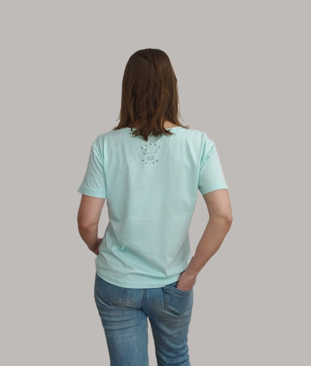 Camiseta Clásica Femenina, Caribian Blue - Imagen 3